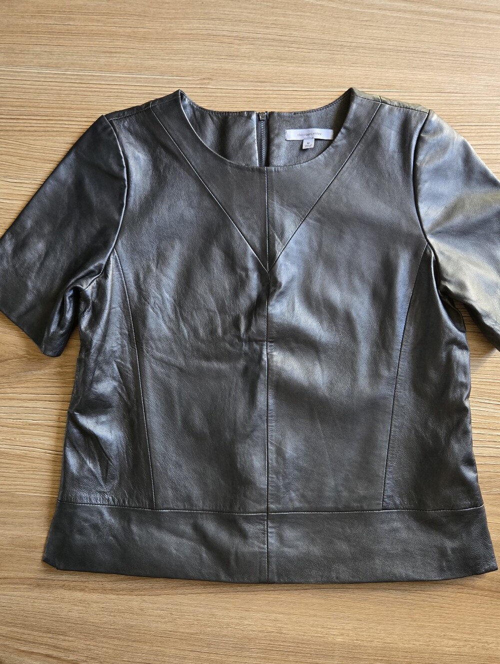 Classiques Entier Black Leather Top